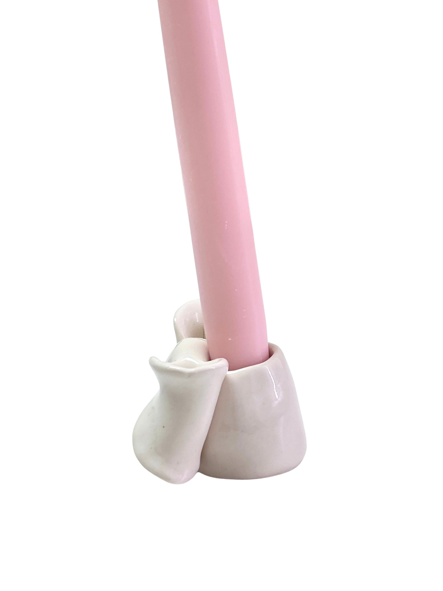 Le Ruban Mini Ceramic Candle Holder