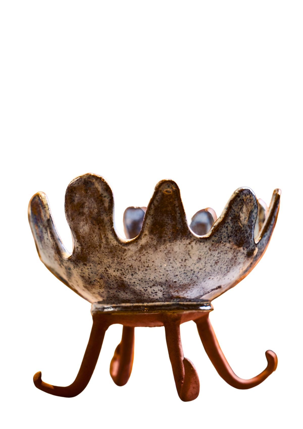 Small Caviar Wavy Bowl