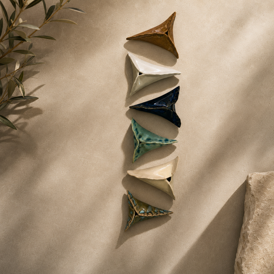 Set of 6 Ceramic Fatayers
