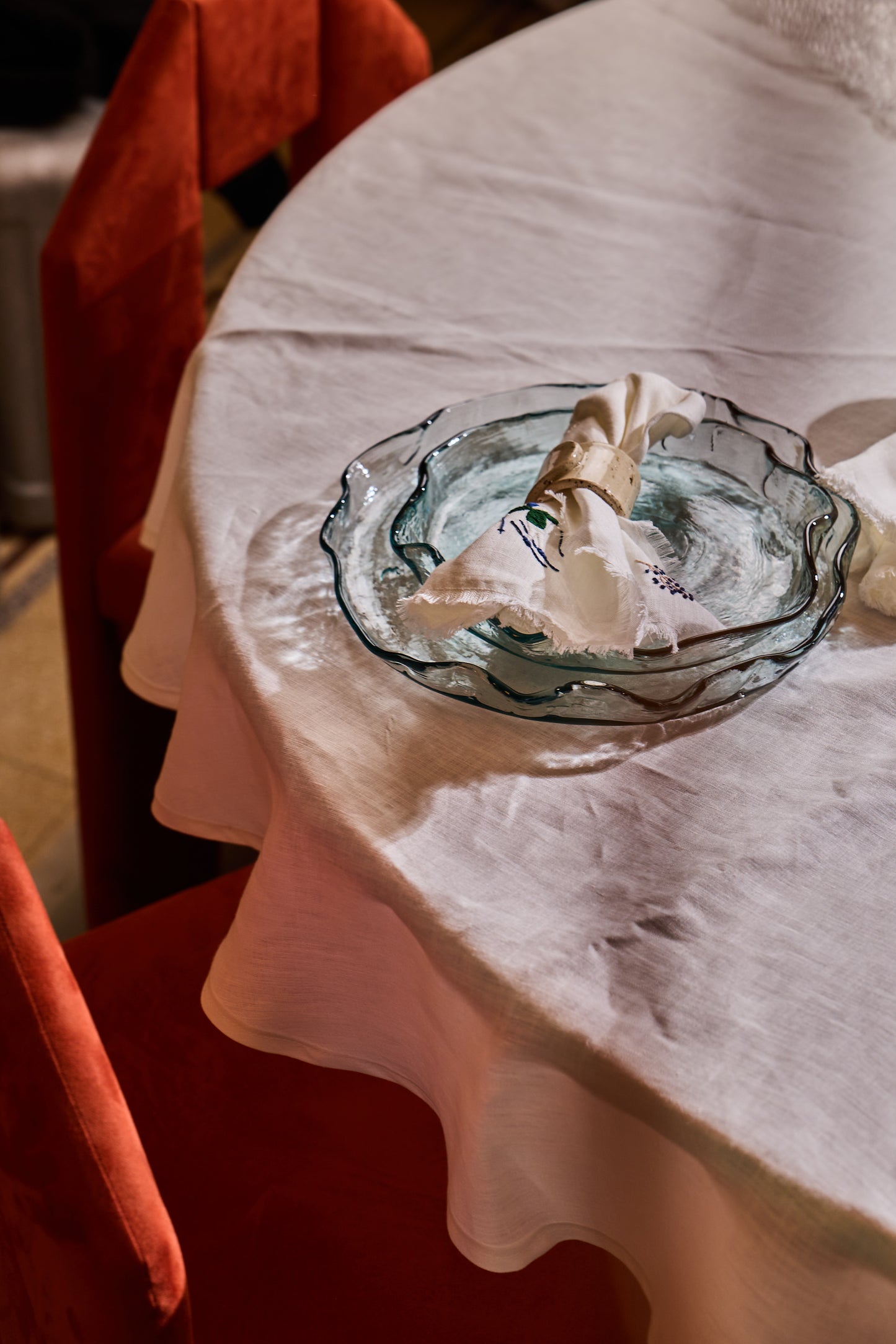 Sunflower Plates -  Recycled Glass
